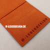 Alcantara, Brabus 800, orange, fahrzeugscheintasche, leder