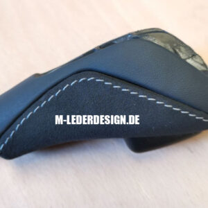 bmw, schaltknauf, leder, alcantara, schwarz