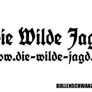 aufkleber die wilde jagd