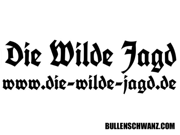 aufkleber die wilde jagd